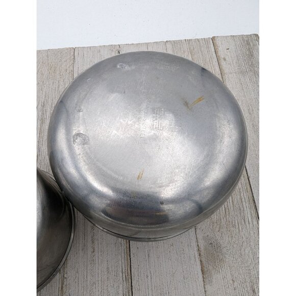 Set of 2 Trend Stainless Steel Mixing Bowl Serving Small 5 1/2" 4" - Picture 5 of 8